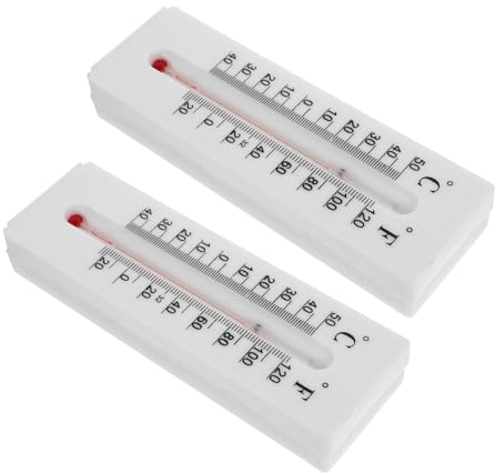 VINTORKY 2St Thermometer-Schlüsselkasten versteckter Schlüsselhalter für draußen Schlüsselverstecke wandverkleidung wand polsterung Außenthermometer Bürodekoration Outdoor-Schlüsselversteck