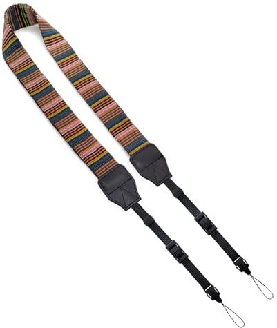 YMTHamaz3 Camera Neck Strap Bohemia Vintage with Quick Release Buckle