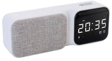 WUUISDNX Mi haut-parleur Bluetooth Portable favorise la Production de mélatonine la nuit haut-parleurs Portable Bluetooth ABS haut-parleur de basse Woofer, Blanc