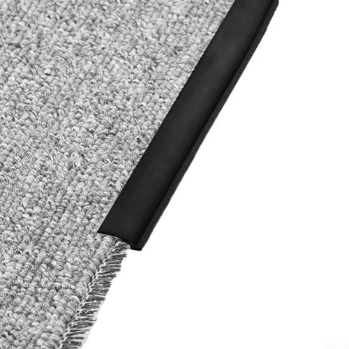 CNANRNANC Selbstklebende Randleiste für Teppiche Nahtloser Teppichrandstreifen PVC Bodenübergangsstreifen Übergangsleiste von Teppich zu Holzboden(300cm)
