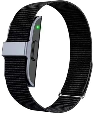 Ethelred Braccialetto intelligente con cardiofrequenzimetro, contapassi, fitness tracker, unisex, 2208A, braccialetto elettronico (nero)