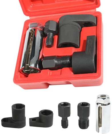 Xibao Outil de Sonde Lambda Automobile,Jeu de Douilles pour Sonde Lambda,Convient pour le Démontage et L'installation de Capteurs D'oxygène et de Commutateurs à Dépression sur Les Véhicules