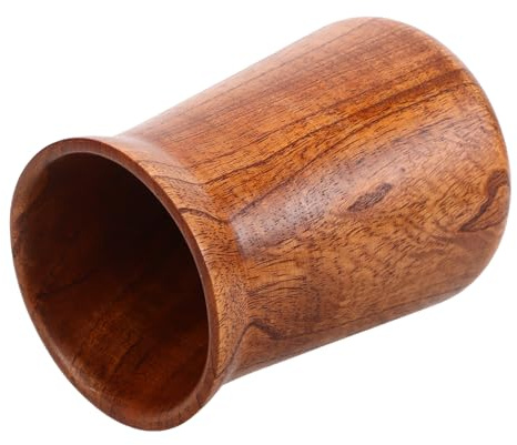 VANZACK Porta Utensilios Rústico de Madera para Encimera, Organizador de Cocina Multiuso Base Estable, Cubo para Cucharas y Espátulas, Almacenamiento Práctico para Utensilios de Cocina