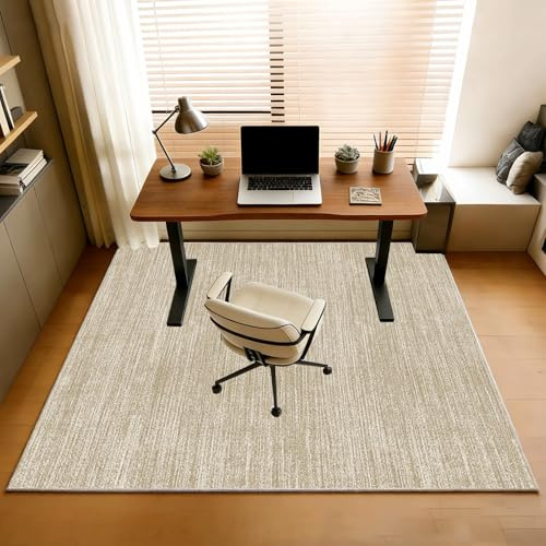 Alfombrilla para Silla de Oficina 120 x 140 cm, Alfombra Silla Oficina Gaming Protector Suelo Silla Ruedas Tapete Protector de Suelo antiarañazos Tapete de Protección de Madera/baldosas Suelos Duros