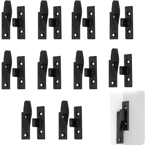 HUILLIGHT 10 Clip di Fissaggio per Zoccolo a Pressione in ABS, Montaggio rapido, Accessori nascosti per mobili da Cucina armadi tavoli da Letto, connessione Stabile, 10 Pezzi