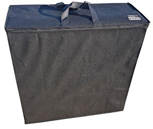 Sac de rangement pour matelas d’appoint pliable, multi-usages (pour matelas 195x65x8cm, Noir)