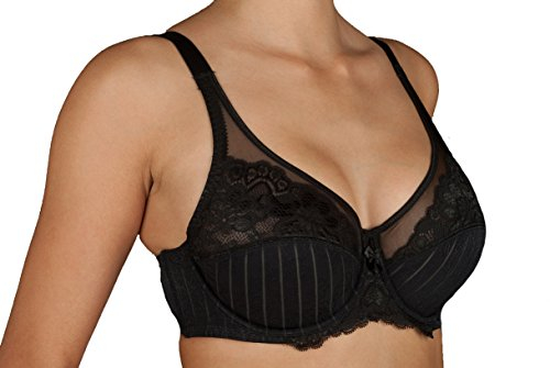 SELENE Reggiseno Donna Sfoderato con Ferretto Coppa Art. Mari Luz (6, Nero)