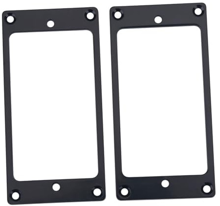 Rand D 'Humbucker Metall Rahmen Pick-Up Rahmen Ringe Montage-Ersatzteile für Gitarren Videoleuchte(schwarz)