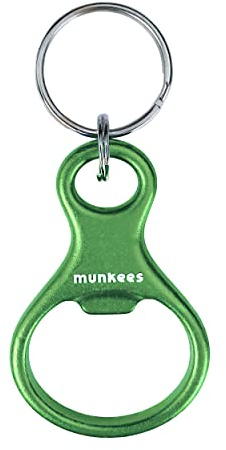 munkees Porte-clés huit avec décapsuleur en aluminium de qualité supérieure - 3407