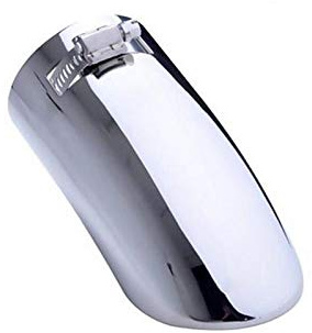 Momoap 1Pcs Silver Car Stainless Steel Tailpipe Trims Exhaust Muffler Tail Pipe Tip for Ford Focus 2012-2020