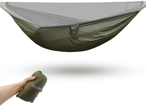 onewind Premium Hammock Underquilt Protector for Single and Double Hammock, Lightweight Durable Protective Cover with Insulation for Camping, Backpacking and Travel, Olive Green