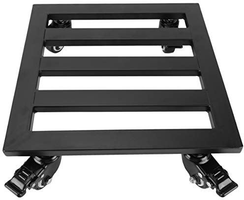 Plant with Wheels Rolling Plant Stand for Flower Pots Metal Dolly Suitable for Indoor Outdoor Use Black Finish