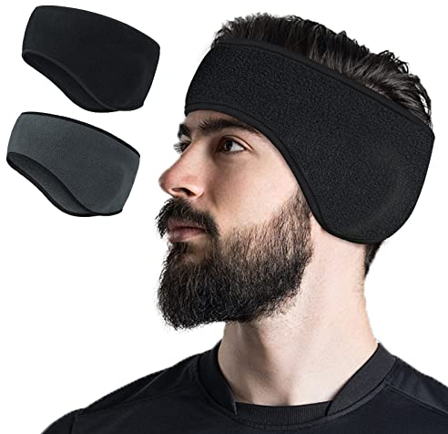 Fascia per Gli Sport Invernali per Donna e Uomo, Telgoner Scaldini per le Orecchie Cerchietti Paraorecchie Fascia per Capelli Caldo Antivento Perfetto per la Corsa Escursionismo Bicicletta da Jogging