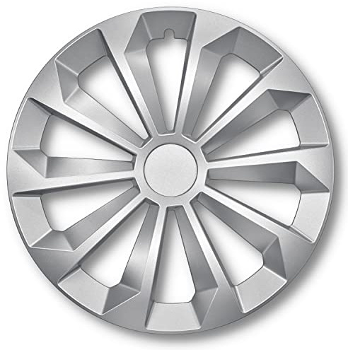 Albrecht 14 Zoll Radkappen Silber matt für Stahlfelgen - Fame Radzierblenden aus hochwertigem Kunststoff - Langlebige Radblenden in originaler Albrecht Verpackung - Made in EU