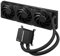 ASUS ProArt LC 360 - Refroidisseur de liquide pour CPU tout-en-un ProArt LC 360 avec indicateur d'état du système éclairé et trois ventilateurs Alphacool Apex Stealth Metal Power noir mat