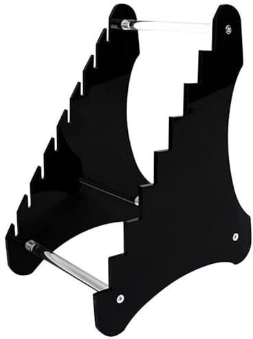 Lpitoy Knife Display Stand, Acrylic Desktop Knife Holder for Hunting Knife, Dagger, Pocket Knife Display Organizer Rack