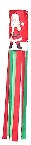 KITANDOVE Weihnachtliche Windsock-flagge Für Außenbereich Dekorative Hängende Flagge Zur Festlichen Gestaltung Von Weihnachten Und Feiertagen Für Tür Oder Baum