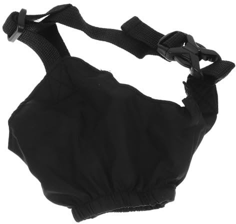 Happyyami Pet Dog Eye Mask Decompression Blinder Anti-excitatory Black m Size for Travel and Car Rides