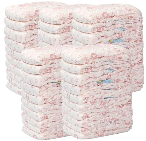 Hundewindeln für weibliche Hunde 5 Beutel/50pcs Einweghoch-Absorptionshund-Windeln elastischer atmungsaktives Deodorant-Haustier für weibliche Hunde Katzen in der Saison, M 2-4 kg