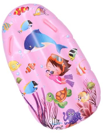Alasum 1 Stück aufblasbares Surfbrett Planke Schwimmen Schwimmer schwimmt Surfbrett Surfboard schwimmender Schwimmer für Kleinkinder aufblasbare Schwimmmatte PVC Rosa