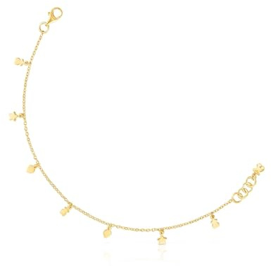 TOUS Pulsera con baño de oro 18 kt sobre plata Cool Joy