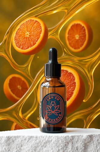Huile de Chanvre Premium 20% Pressée à Froid | Huile de Graines de Chanvre Sativa | Formule Naturelle | Made in France | Soin Relaxant Corps et Massage | 10ml (20%) (Goût Mandarine)