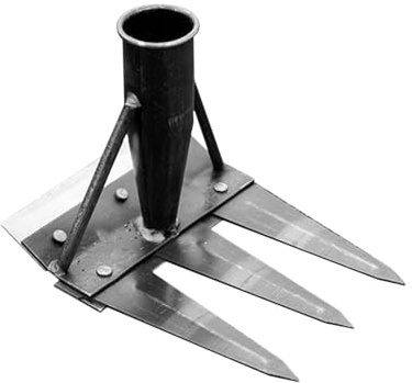 Rastrello Da Giardino Per Il Diserbo - Estirpatore Doppia Faccia | Rastrello Multifunzione Manuale Removibile per Prato Orto Giardino