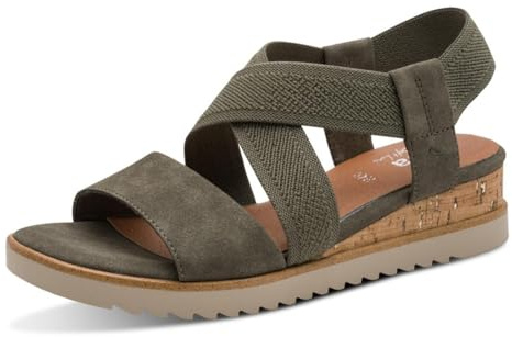 Jana Damen Sandalen mit Klettverschluss Vegan
