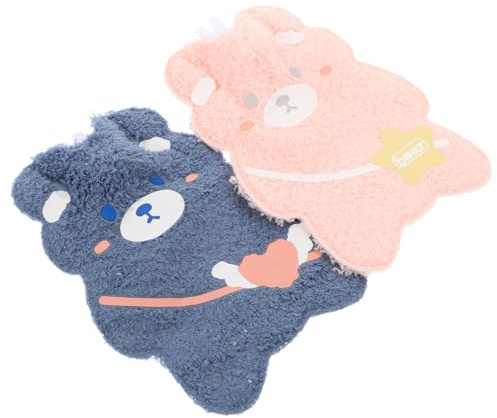 PACKOVE 2pcs Portable Hand Warmer Hot Water Bags Water Injection Winter Warmer for Students and Outdoor Use Random Color