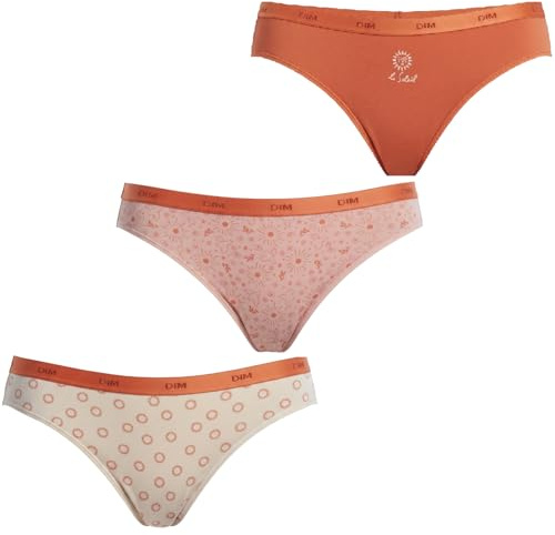 Dim Pack De Braguitas De Algodón Les Pockets Mujer x3