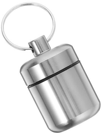 DOITOOL Earplug Keychain Container Small Waterproof Aluminium Alloy Earplugholder Portable Multifunctional Design Stylish Carrying Case for Traveling and Daily Use