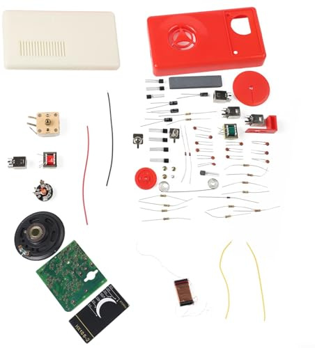 Kit radio a 7 tubi, modulo ricevitore elettronico fai da te con porte di test IC, progetto educativo hobby per studenti