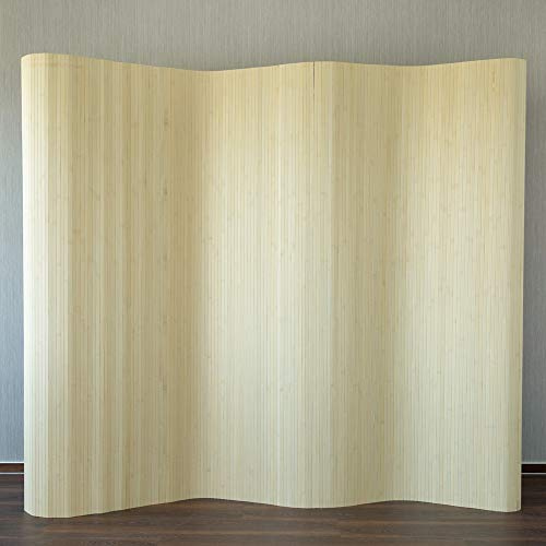 Paravent Bambou Souple Coloris Naturel, 200 x 250 cm -PEGANE-