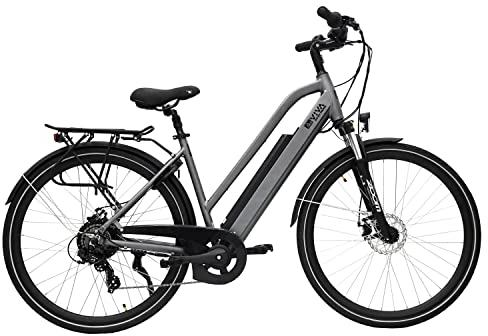 AsVIVA B15 E-Bike 28 Zoll für Herren & Damen – Pedelec mit 250W Bafang Hinterradmotor – 36V 14Ah Samsung Akku – 7-Gang Shimano – Tiefeinsteiger – LED-Display – Citybike Trekkingrad Elektrofahrrad