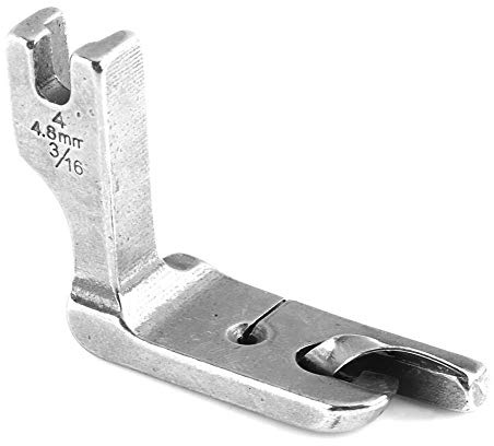 Pressure Foot Universal Industrial Single-needle Fat Bed Sewing Machine Rolled Hem Presser Foot for Most Industrial Single-Needle Flat Bed Sewing Machines(4.8MM), Sewing Machines And Accessories