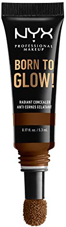 NYX PROFESSIONAL MAKEUP Born To Glow Radiant Concealer, Medium Coverage - Walnut