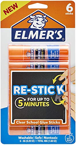 Elmer 's Re-Stick Schulklebestifte, 8 g, 6 Stück