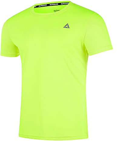 Airtracks Herren Funktions Laufshirt Kurzarm Comfort Line - Running T-Shirt - Funktionsshirt - Sportshirt - Fitness - Jogging - Atmungsaktiv - Schnelltrocknend