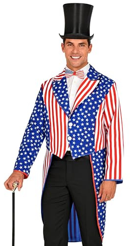W WIDMANN MILANO Party Fashion – frack USA, gardeuniform, showmen, amerikansk flagga, karnevalkostymer