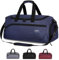 FIORETTO 35L Mens Sports Gym Bag with Wet Pocket & Shoe Compartment,Travel Duffle Bag Overnight Bag with Padded Shoulder Strap, Water-Resistant Sports Holdall for Swimming, Basketball Dark Blue