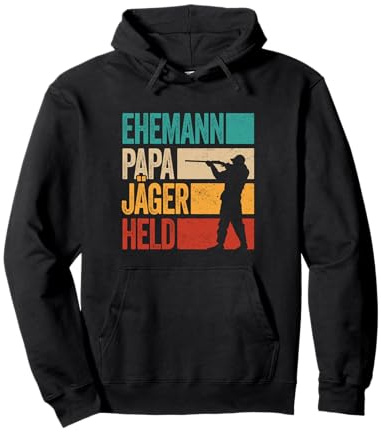 Jäger Papa Held Jagd Pullover Hoodie