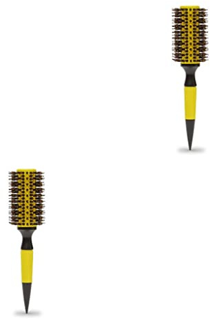 dijiusidy 2 Set di Pettine Riccio Asciugatura con phon Hairstyling Roller Brush Salon Smoothing Accessori per Barbiere Strumenti Portatili Forniture Tipo 5, Tipo 5 2Insieme
