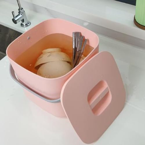 CWOQOCW Tischgeschirrspüler, platzsparend, tragbar, USB-geladen, kompakter Geschirrreiniger für kleine Räume, Wohnungen, Camping, 21 x 20 cm