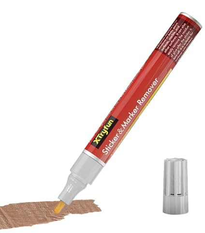 Lápiz quitaadhesivos: bolígrafo quitapegamento, quitapegamentos para etiquetas y residuos, bolígrafo portátil para eliminar etiquetas adhesivas y removedor de etiquetas para una fácil aplicación