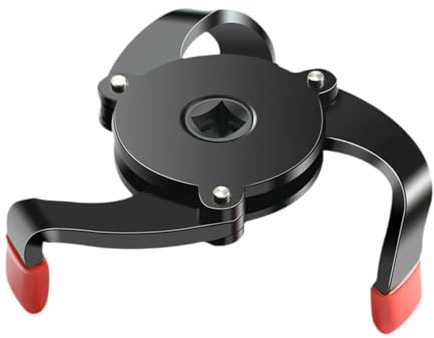 PFXNGMS Clé à molette en Acier Inoxydable, clé à molette, Accessoire pour Filtre à Huile, Pince réglable de 50 à 80 mm, Outil Robuste de vidange d'huile Moteur, Outil de démontage de Filtre à Huile