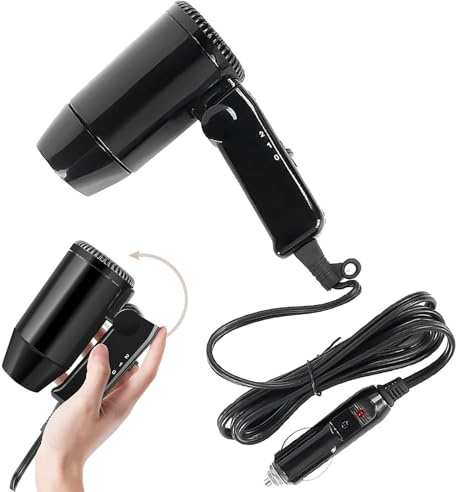 Séchante de pour les cheveux | 12v Voyage Hair-sèche-cheveux séchage rapide, road trip doit avoir la convertible, le camion, voyage, VR, SUV
