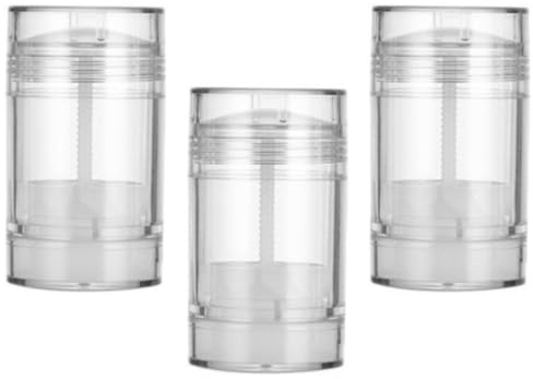 Tubes de Gloss à Lèvres Vides 50g As, Lot de 3, Rechargeables | Format Portable, Fermeture Étanche, Nettoyage Facile, pour Voyage et Camping