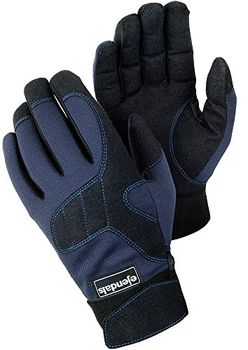 Ejendals Handschuh Tegera 320 aus Synthetikleder, Größe 8, 1 Stück, schwarz/blau, 320-8