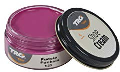TRG The One Shoe Cream, Creme für Leder und Kunstleder, Violett (125 Fuchsia), 50 ml