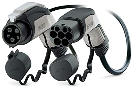 PHOENIX CONTACT Adapter-Ladekabel Elektroauto Typ 1 (Mode 3) - EV Ladekabel 1628021 E-Auto und Hybrid - German Engineering - ergonomisch und robust - 1-Phasig - 7,4 kW - Black and Grey 4 m